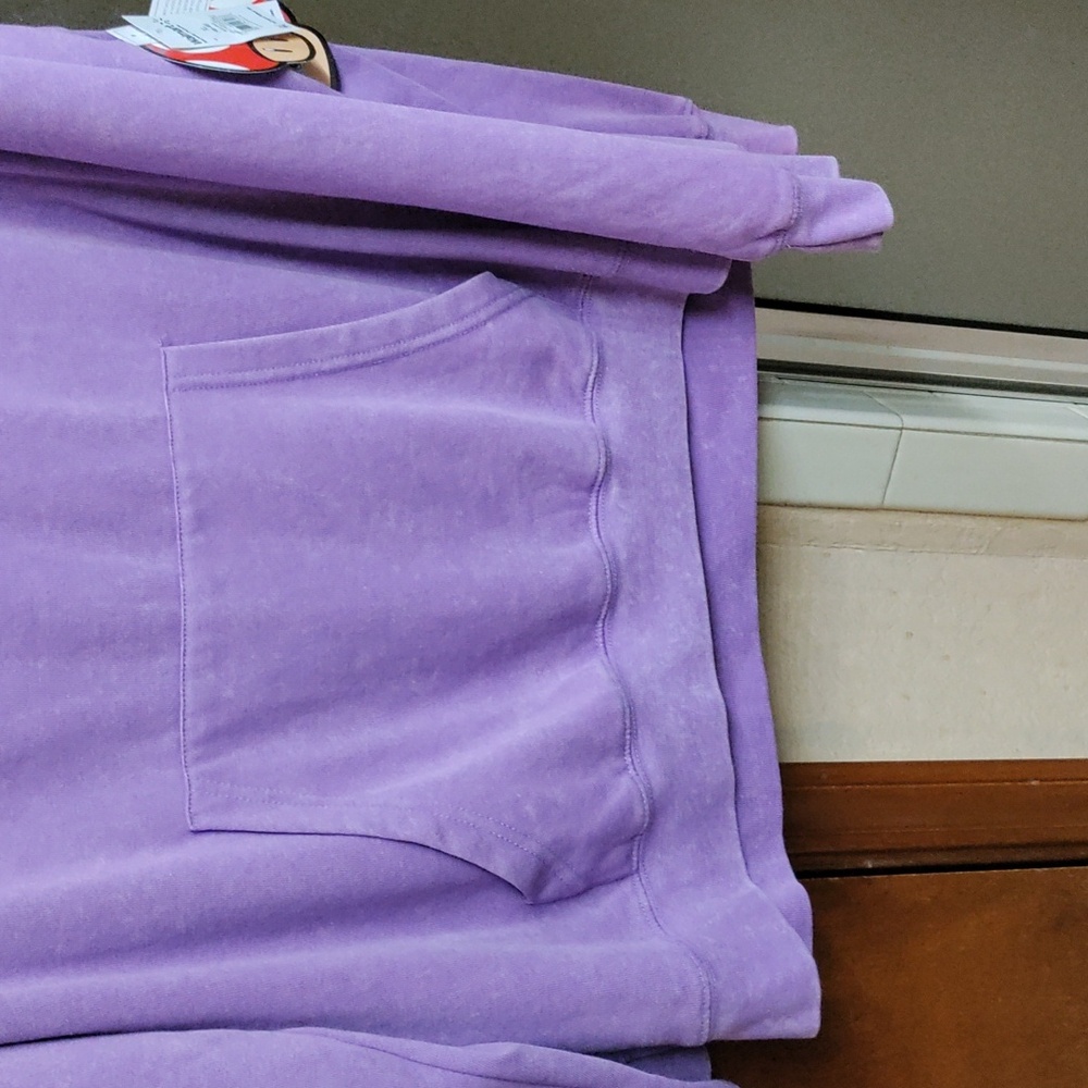 💜Nintendo Super Mario Purple Mineral Wash Hoodie - Picture 3 of 6